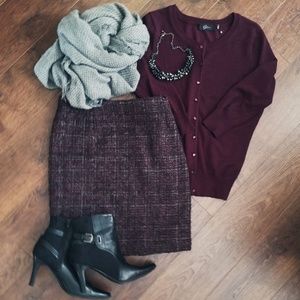 Amanda & Chelsea Skirts - Amanda & Chelsea Tweed Skirt Amanda & Chelsea Skirts - Amanda & Chelsea Tweed Skirt